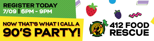 Banner for 90s party on July 9, 2026