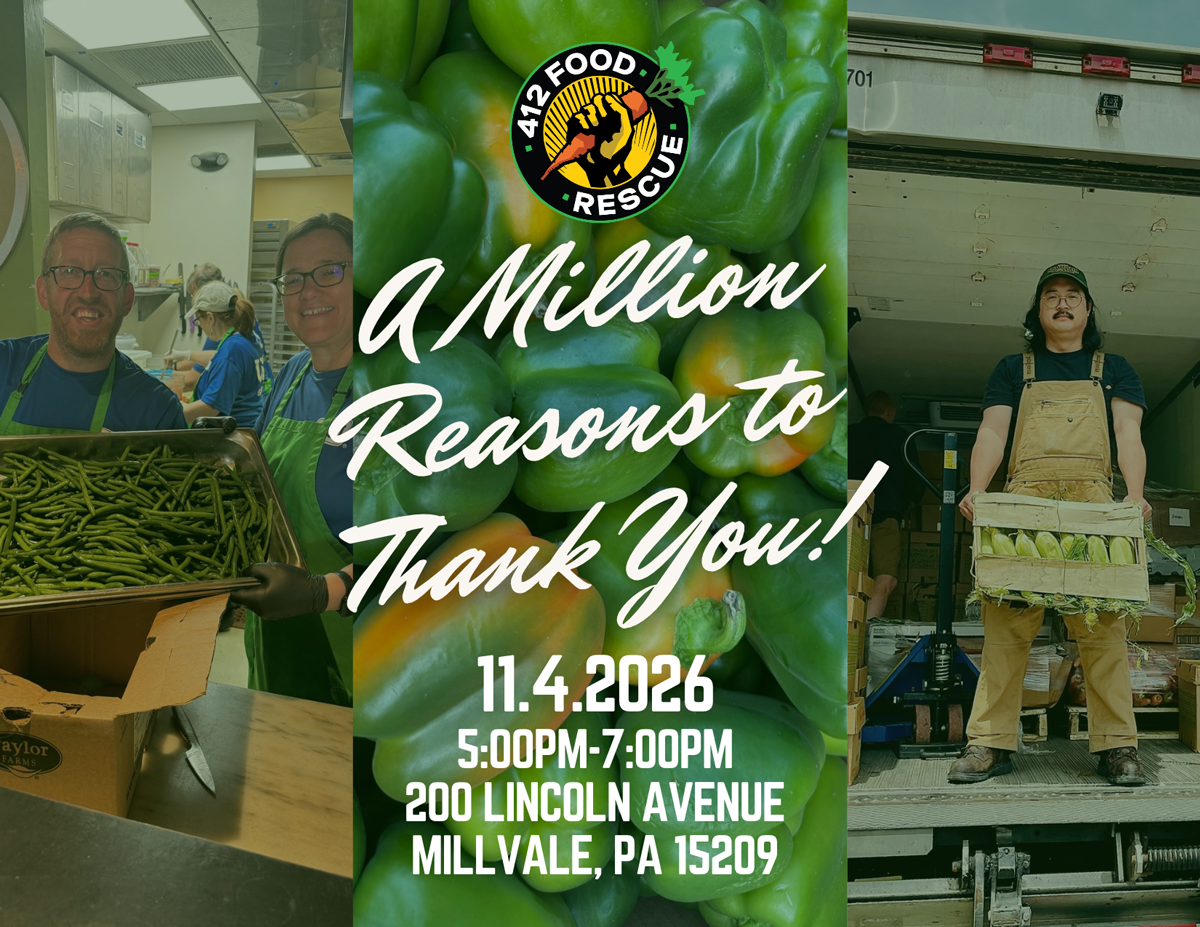 An event invitation with the text One Million Reasons to say Thank You